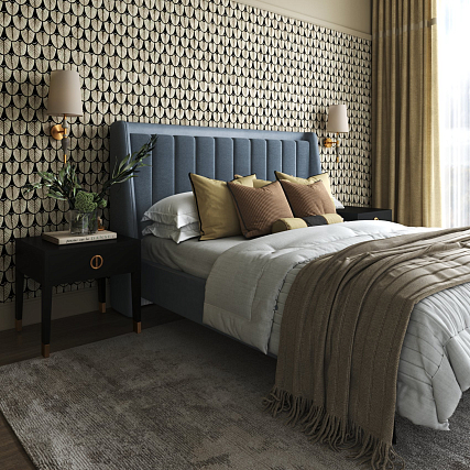 Проекты Стильная спальня в классическом стиле